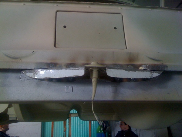 support d'éclairage plaque de police