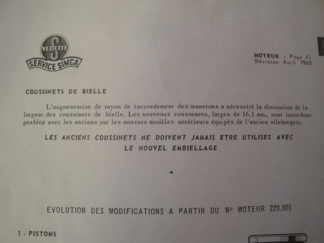 Si cela peu te servir c'est tout ce que j'ai trouvé sur les bielles