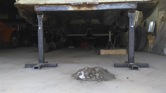 fab de chandelle pour travailler dessous