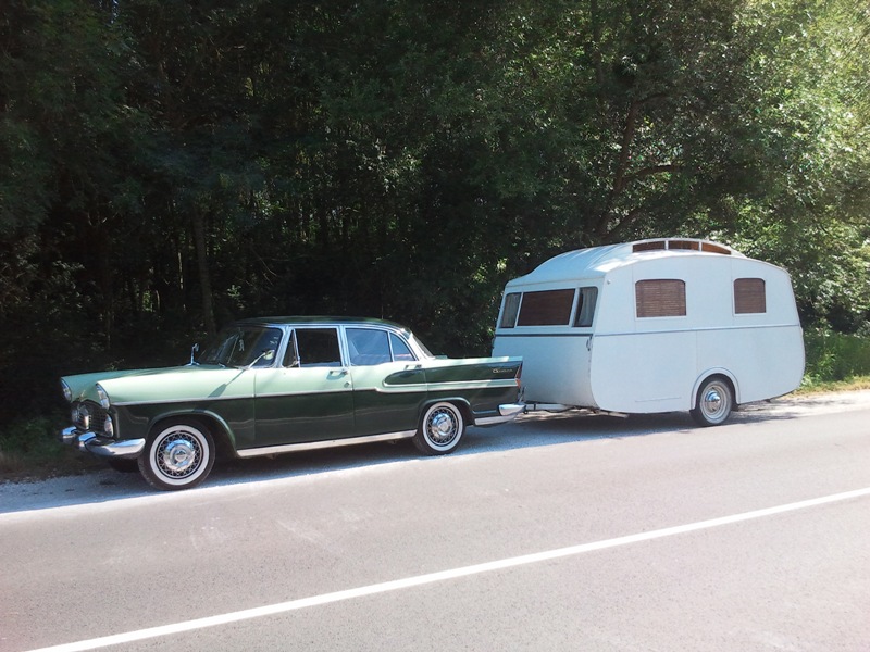 départ en vacance Aout 2016 Chambord 58 caravane Notin 59