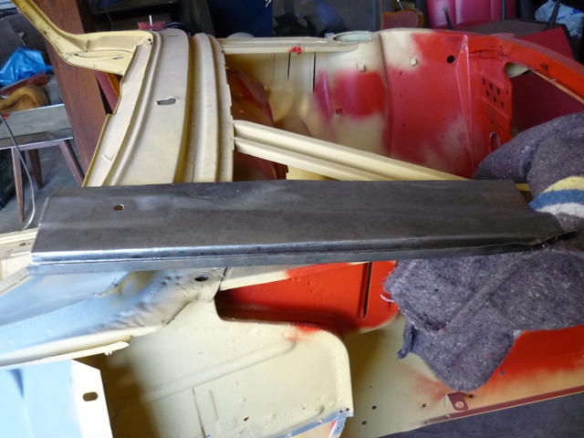 tôle de plancher refaite