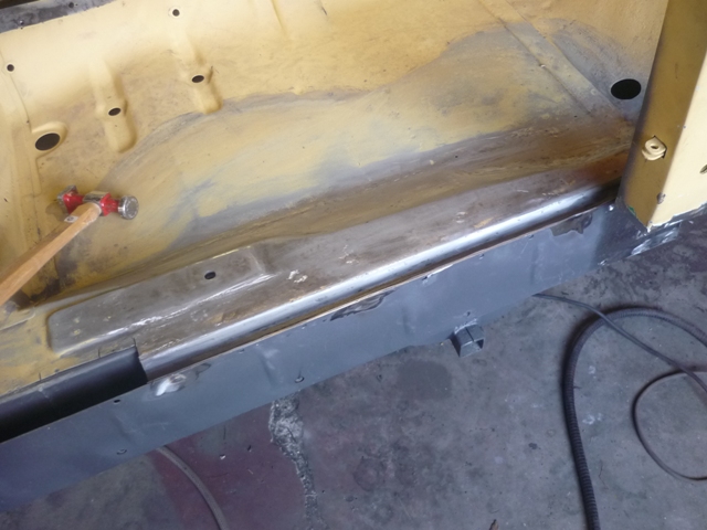 mis en place du bout de plancer