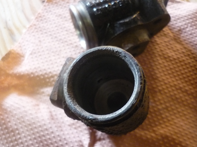 après nettoyage les cylindres sont bien piqués