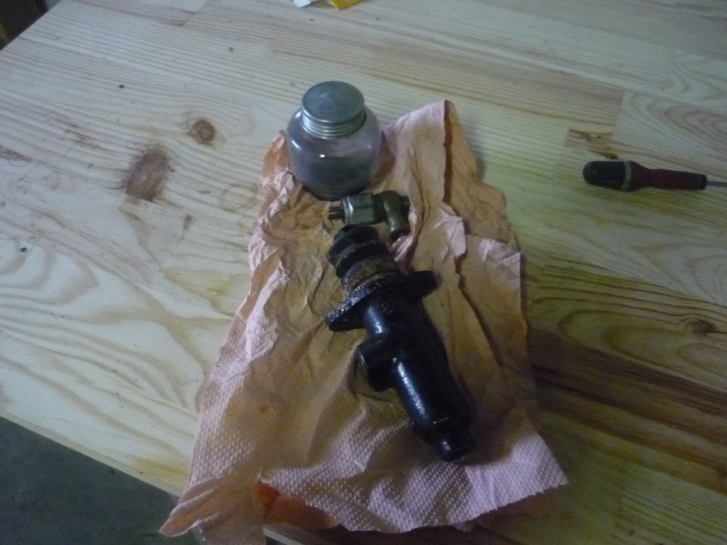 démontage du maitre cylindre