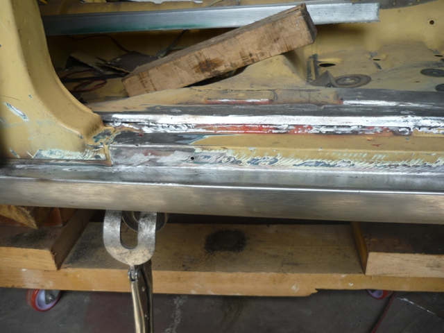 soudure après beaucoup d'ajustages.